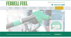 Desktop Screenshot of ferrellfuel.com
